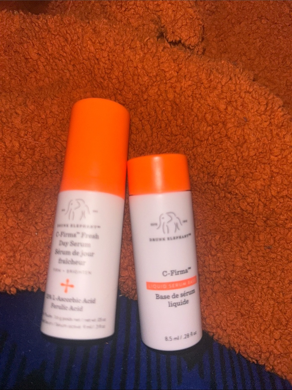 drunk elephant, C firma, fresh day serum, travel/purse NWT travel size